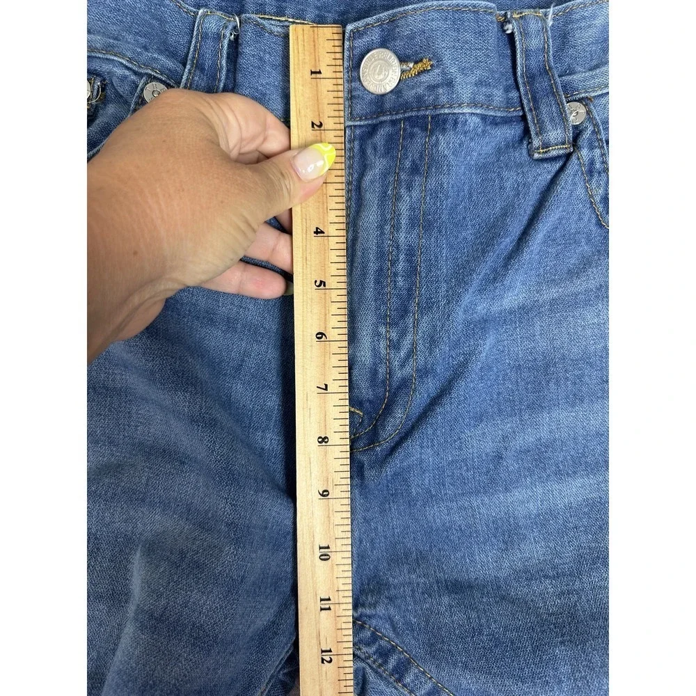 True Religion Ricky Jeans Mens 40 Straight Leg Made USA Originals Classic Denim
